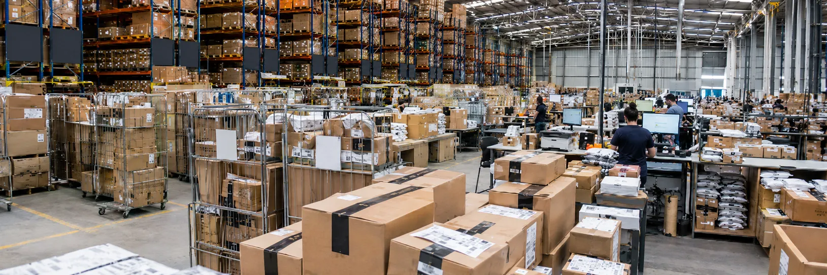Centro de distribuição de um e-commerce